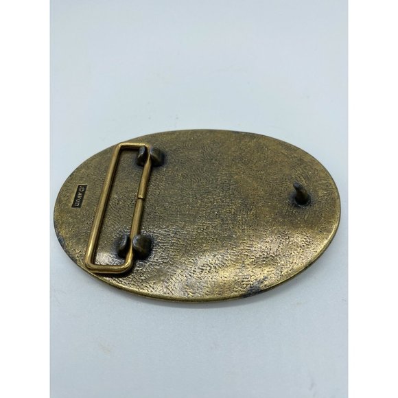 Avon Americana Heavy Metal Model T Ford Car Belt Buckle Vintage Rare Oval - Picture 2 of 6